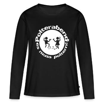 Le réveillon du mariage doit faire vibrer Junggessellenabschied - T-shirt manches longues Premium bio Femme - noir - Devant - Julia (174cm)