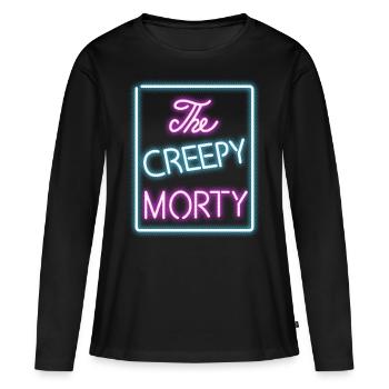 Rick and Morty The Creepy Morty Club - Women's Premium Organic Long Sleeve Shirt - black - Front - Julia (174cm)