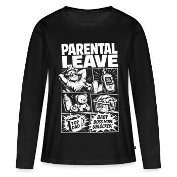 Parental Leave Baby Mode - Frauen Premium Bio Langarmshirt - Schwarz - Vorne - Julia (174cm)