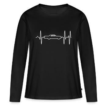 Auto - Frauen Premium Bio Langarmshirt - Schwarz - Vorne - Julia (174cm)