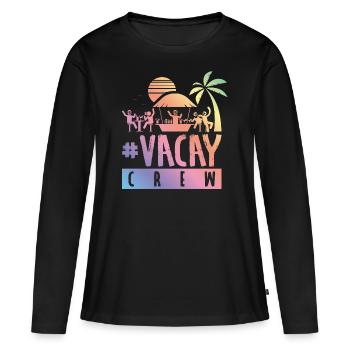 vacay holiday crew colorful - Women's Premium Organic Long Sleeve Shirt - black - Front - Julia (174cm)