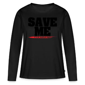 Enterrement de vie de garçon - T-shirt manches longues Premium bio Femme - noir - Devant - Julia (174cm)