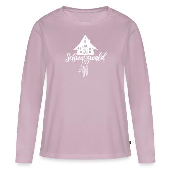 Schwarzwald - Frauen Premium Bio Langarmshirt - Altrosa - Vorne - Julia (174cm)