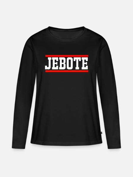 Jebote Jebiga Geschenk für Kroatien und Bosnien - Frauen Premium Bio Langarmshirt - Schwarz
