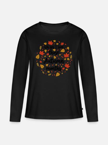 Herbst - Frauen Premium Bio Langarmshirt - 