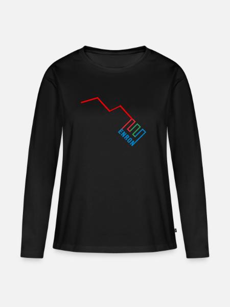 Lustige Enron - Frauen Premium Bio Langarmshirt -