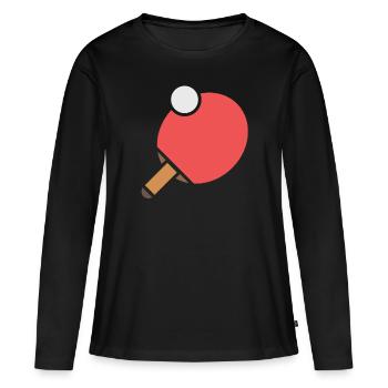 Table tennis table tennis bats table tennis - Women's Premium Organic Long Sleeve Shirt - black - Front - Julia (174cm)