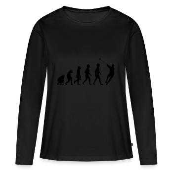 marteau throw1 marteau lanceur de marteau de jet - T-shirt manches longues Premium bio Femme - noir - Devant - Julia (174cm)