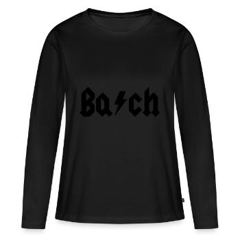 stream! Gift Idea - Women's Premium Organic Long Sleeve Shirt - black - Front - Julia (174cm)