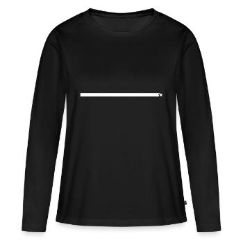 stern linie - T-shirt manches longues Premium bio Femme - noir - Devant - Julia (174cm)