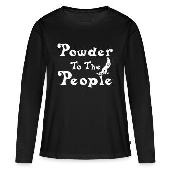 Snowboard Snowboard Snowboard - T-shirt manches longues Premium bio Femme - noir - Devant - Julia (174cm)