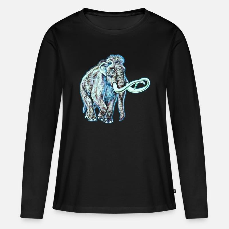 Mammut - Frauen Premium Bio Langarmshirt - Schwarz