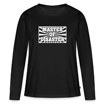Master of Disaster - Women's Premium Organic Long Sleeve Shirt - black - Front - Julia (174cm)