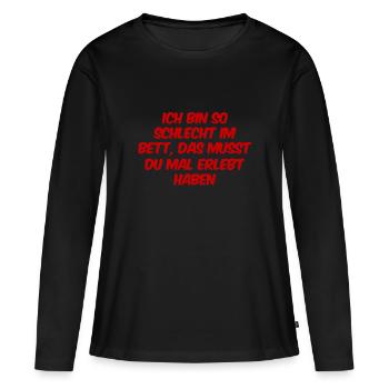 sexual failure - Women's Premium Organic Long Sleeve Shirt - black - Front - Julia (174cm)