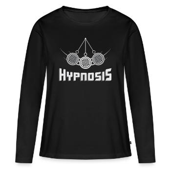 Hypnose Hypnotisch Hypnotisieren Team Geschenkidee - Frauen Premium Bio Langarmshirt - Schwarz - Vorne - Julia (174cm)