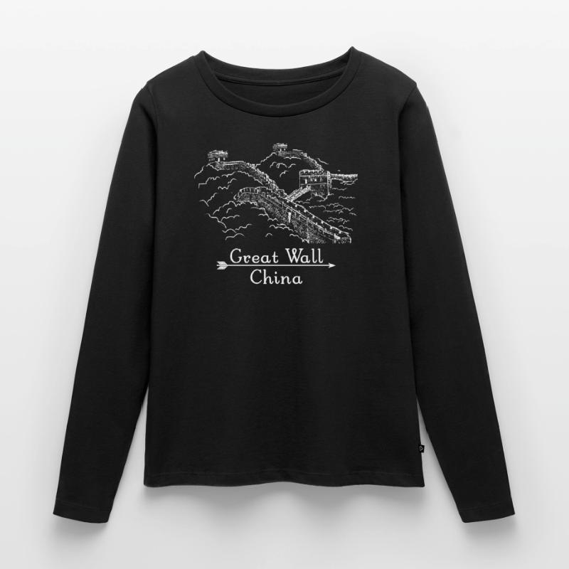 Programming CSS Web Chinese Wall China Gre Women's Premium Organic Long Sleeve Shirt