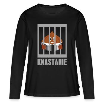 Prison pénitentiaire - prison châtaigniers eichel - T-shirt manches longues Premium bio Femme - noir - Devant - Julia (174cm)