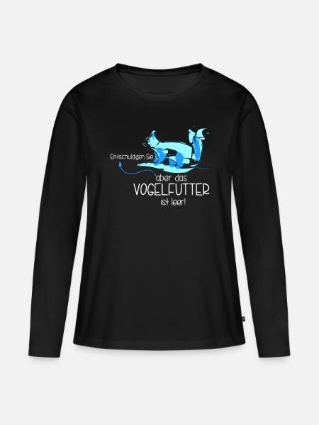 Eichhörnchen Eichhörnchen - Frauen Premium Bio Langarmshirt - Schwarz
