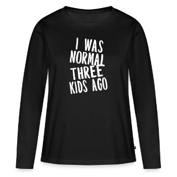 mummy - Women's Premium Organic Long Sleeve Shirt - black - Front - Julia (174cm)