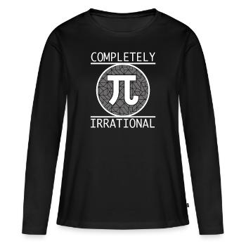 Mathematik Mathe Pi Mathematiker mathematisch - Frauen Premium Bio Langarmshirt - Schwarz - Vorne - Julia (174cm)