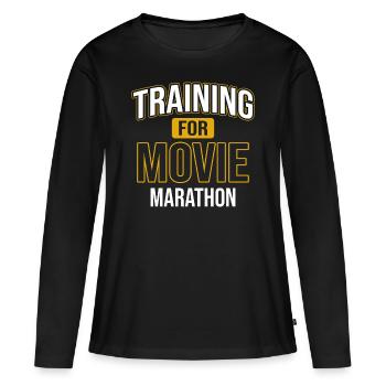 Films de cinéma à la recherche de la série Film Cinema Lover - T-shirt manches longues Premium bio Femme - noir - Devant - Julia (174cm)