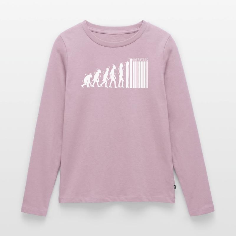 Conception unique d'évolution pour les T-shirt manches longues Premium bio Femme