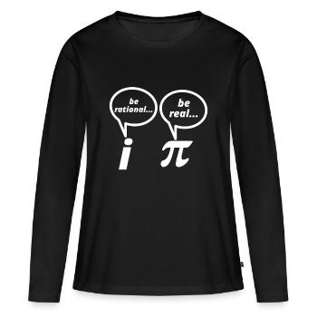 Mathematiker Rechnen Mathe Beweise Geschenk - Frauen Premium Bio Langarmshirt - Schwarz - Vorne - Julia (174cm)