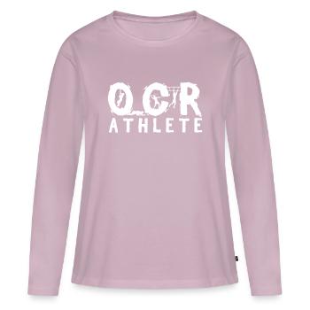 OCR Athlette Spartan Obstacle Course - Women's Premium Organic Long Sleeve Shirt - dusky pink - Front - Julia (174cm)