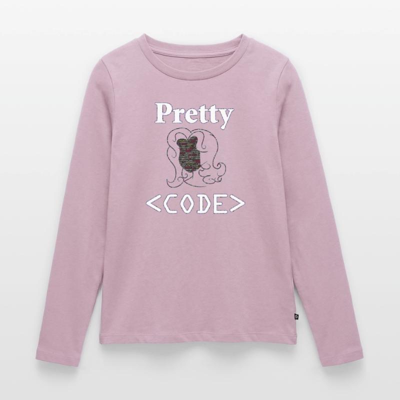 Programmierer, Pretty Code, Geschenk Frauen Premium Bio Langarmshirt