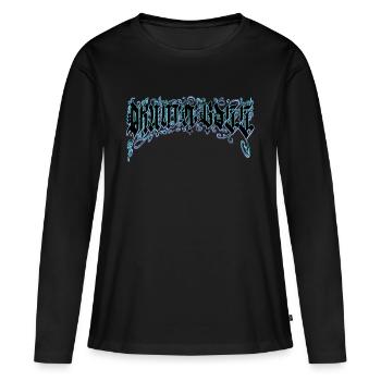 Drum and Bass - Women's Premium Organic Long Sleeve Shirt - black - Front - Julia (174cm)