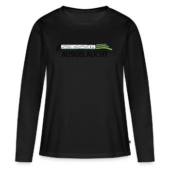 matter Lauch - Frauen Premium Bio Langarmshirt - Schwarz - Vorne - Julia (174cm)