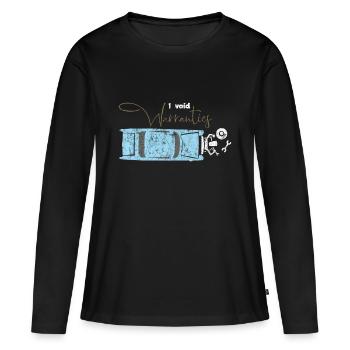 Auto - Frauen Premium Bio Langarmshirt - Schwarz - Vorne - Julia (174cm)