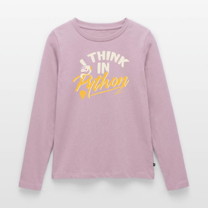 Python Programmierer Frauen Premium Bio Langarmshirt