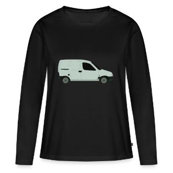Van - Women's Premium Organic Long Sleeve Shirt - black - Front - Julia (174cm)