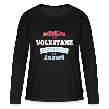 Folk Dance Sport - Gift - Women's Premium Organic Long Sleeve Shirt - black - Front - Julia (174cm)