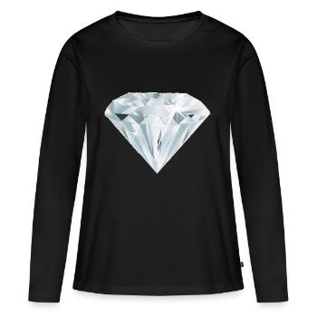 travailleurs de la mine mine mine mineur charbon kohle8 - T-shirt manches longues Premium bio Femme - noir - Devant - Julia (174cm)