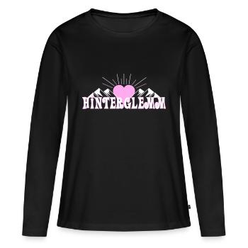 Saalbach Hinterglemm - T-shirt manches longues Premium bio Femme - noir - Devant - Julia (174cm)