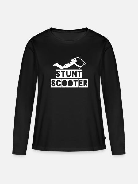 Hulajnoga wyczynowa Hulajnoga wyczynowa w stylu street - Premium økologisk langærmet T-shirt til kvinder - sort