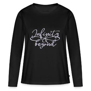 endless eternal love / friendship symbol eight 8 - Women's Premium Organic Long Sleeve Shirt - black - Front - Julia (174cm)