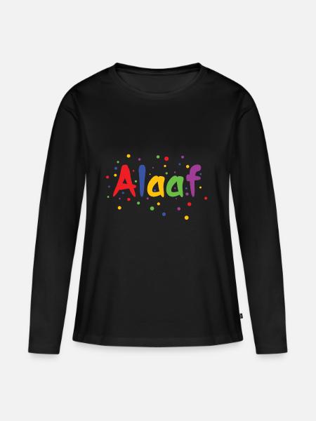 Alaaf - Frauen Premium Bio Langarmshirt - Schwarz