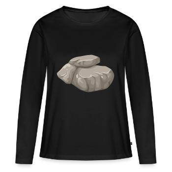 travailleurs de la mine mine mine mineur charbon kohle23 - T-shirt manches longues Premium bio Femme - noir - Devant - Julia (174cm)