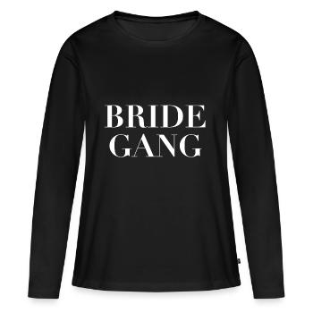 Bridegang | Animal Fashion - Women's Premium Organic Long Sleeve Shirt - black - Front - Julia (174cm)