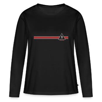 squash - T-shirt manches longues Premium bio Femme - noir - Devant - Julia (174cm)
