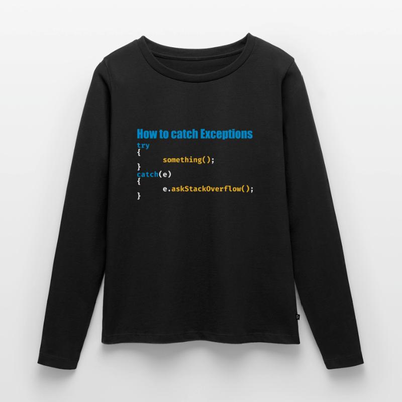 Programmierer, Software, Informatik, Developer Frauen Premium Bio Langarmshirt