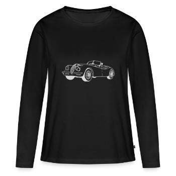 Car classic car - Women's Premium Organic Long Sleeve Shirt - black - Front - Julia (174cm)