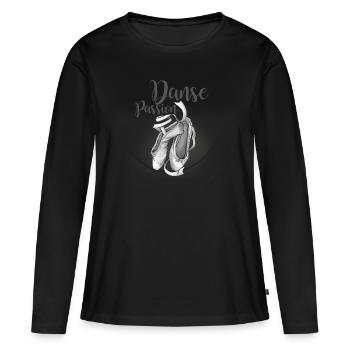 classic dance - Women's Premium Organic Long Sleeve Shirt - black - Front - Julia (174cm)