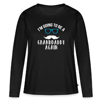 Großvater - Frauen Premium Bio Langarmshirt - Schwarz - Vorne - Julia (174cm)