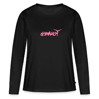 Gymnast - Women's Premium Organic Long Sleeve Shirt - black - Front - Julia (174cm)