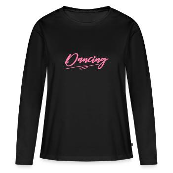 Danse Danseur École de danse Danse Danse - T-shirt manches longues Premium bio Femme - noir - Devant - Julia (174cm)
