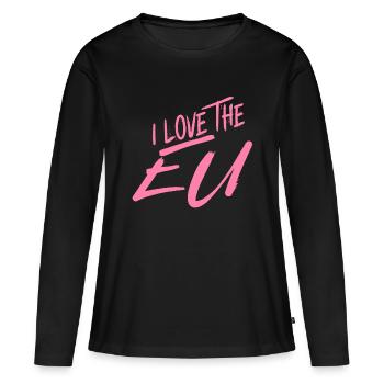 Brexit Europe European Union EU election European elections - Women's Premium Organic Long Sleeve Shirt - black - Front - Julia (174cm)